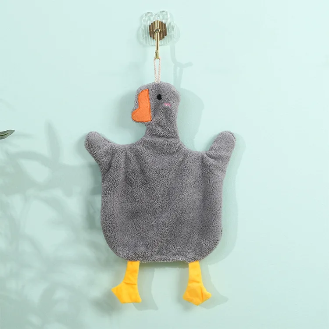 Cute goose hand towel - منشفه أوزه