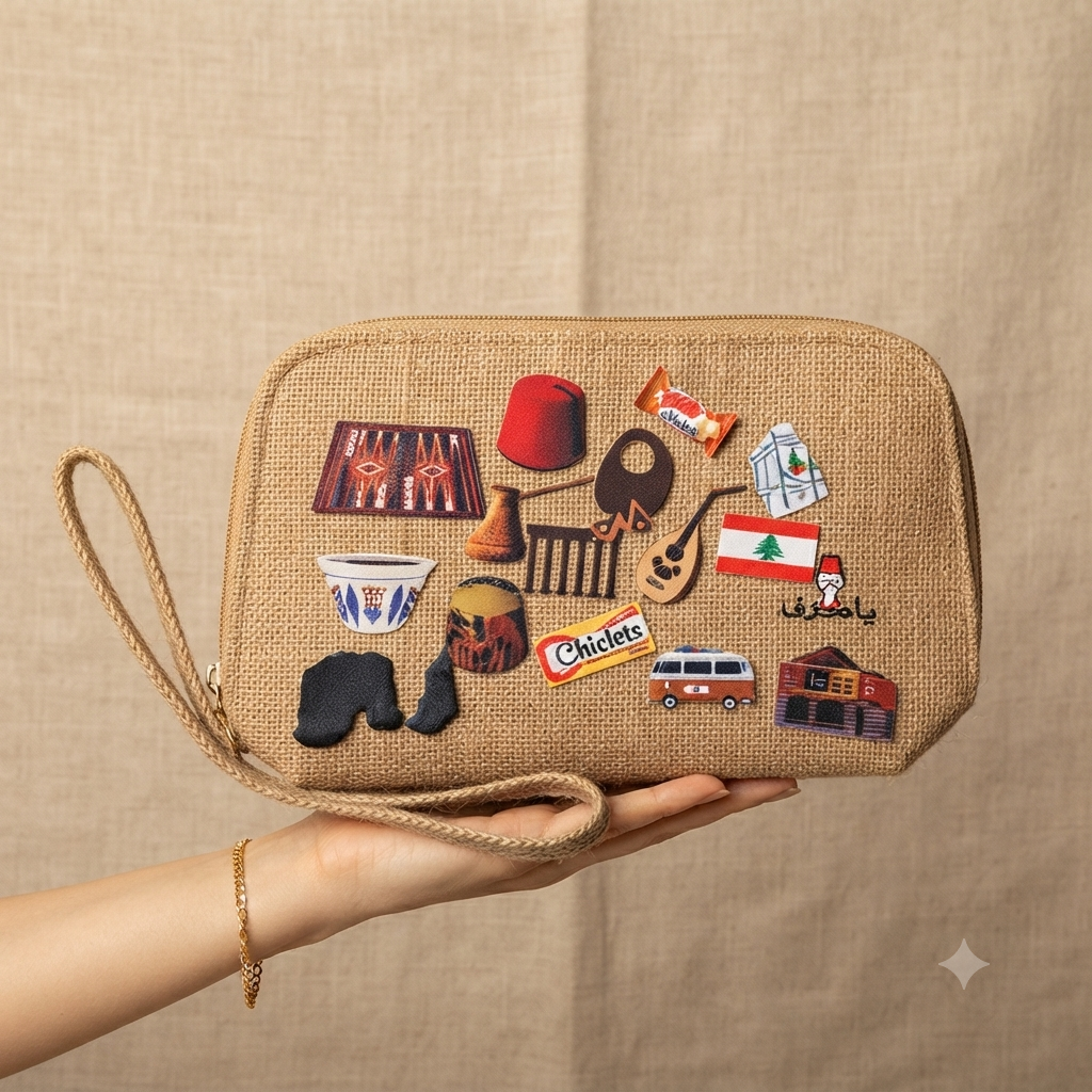 Mini jute bag - شنطة خيش صغيره