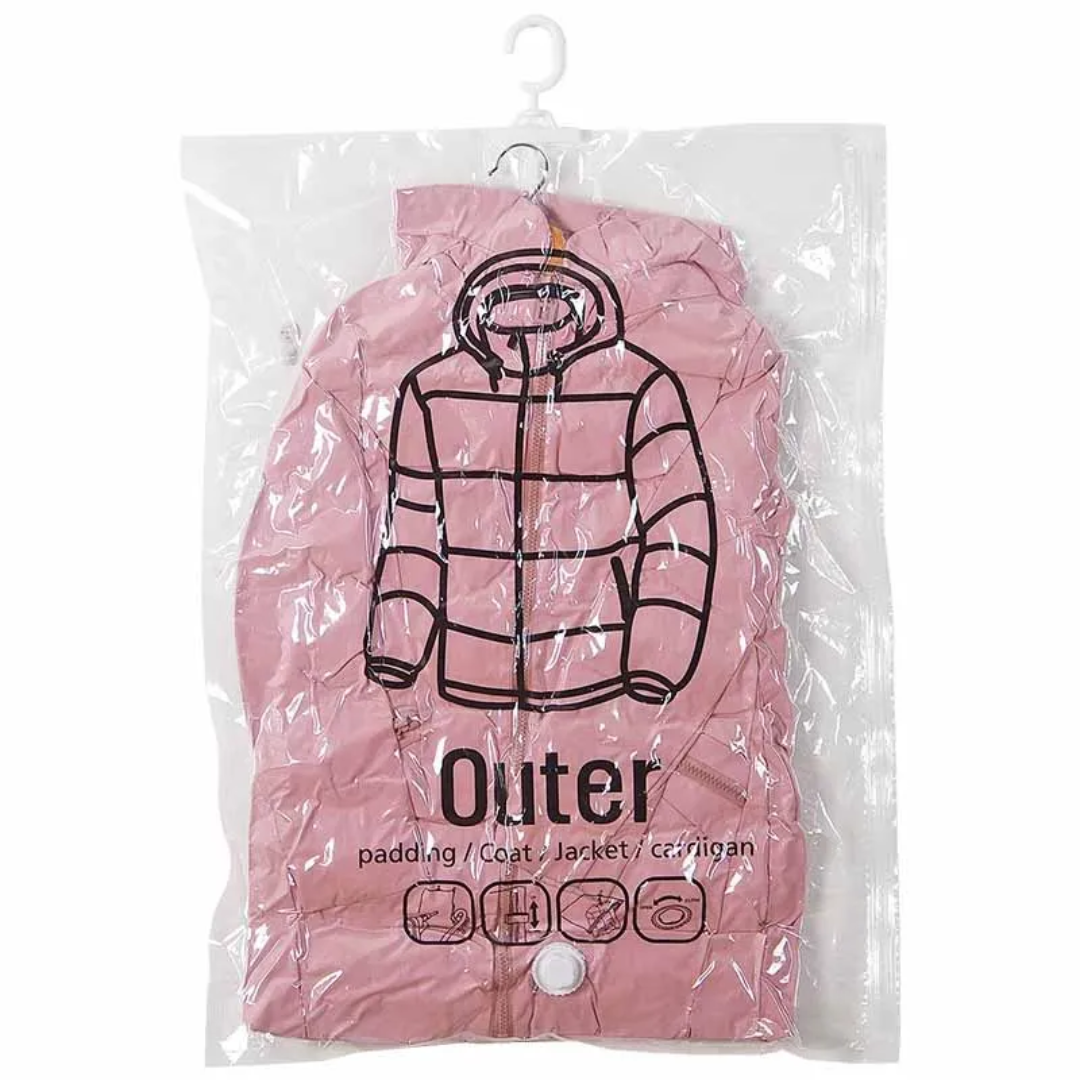 Hanging vacuum bag