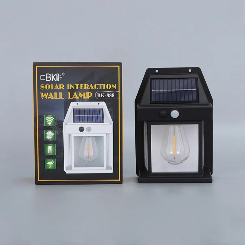 Solar interaction wall lamp