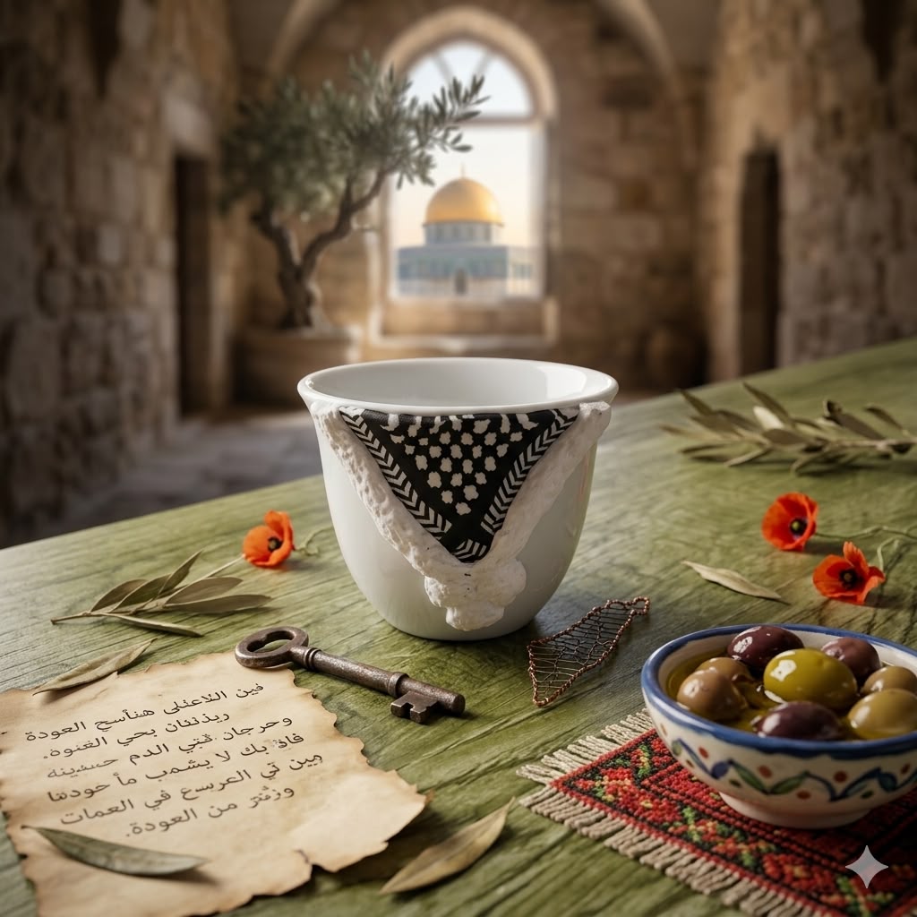 6pcs Koufiya coffe cup - فنجان قهوة كوفيه
