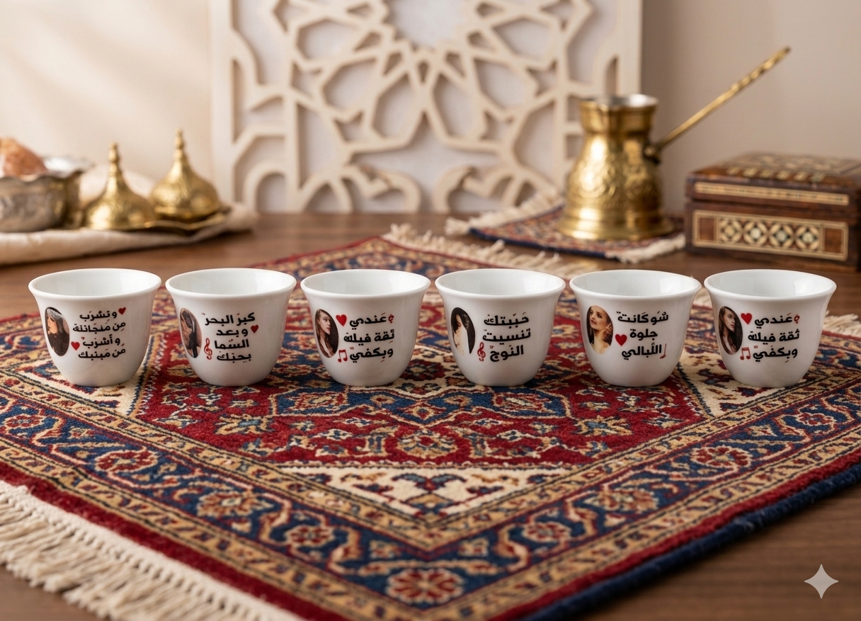 Lebanese coffee cup - فنجان قهوه شفه لبناني
