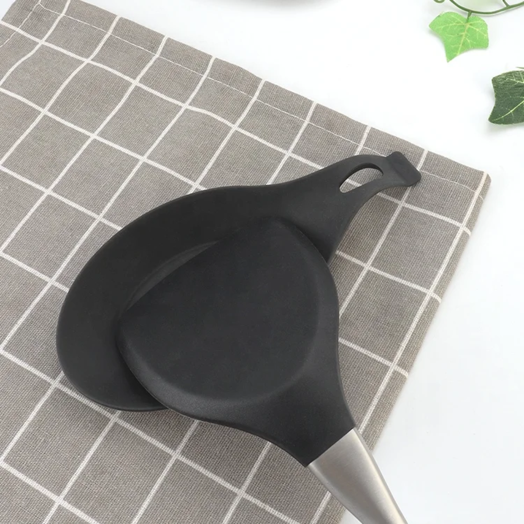 Silicone scoop holder -حامل الملاعق السيليكون