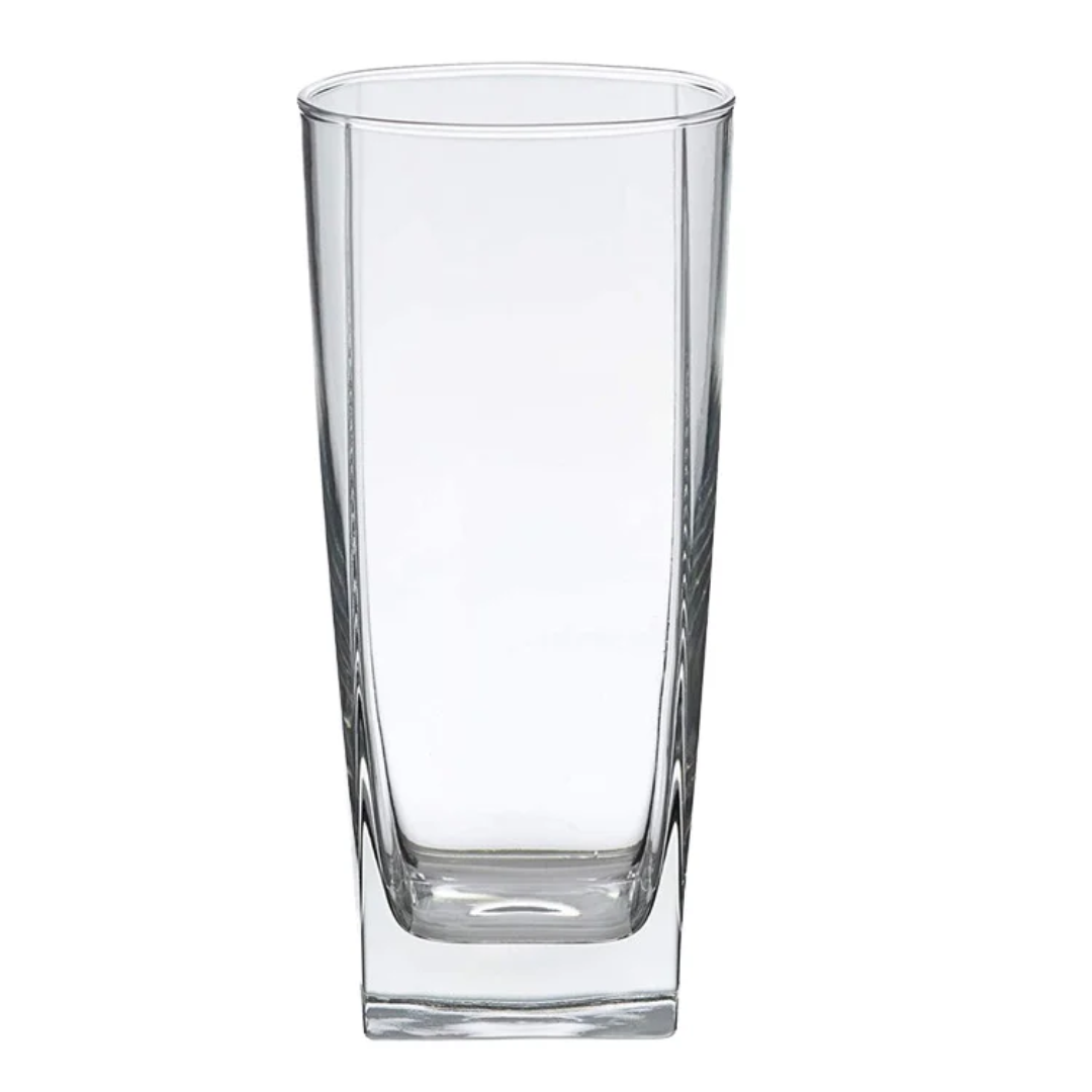 6pcs glass cup -  طقم اكواب 6 قطع