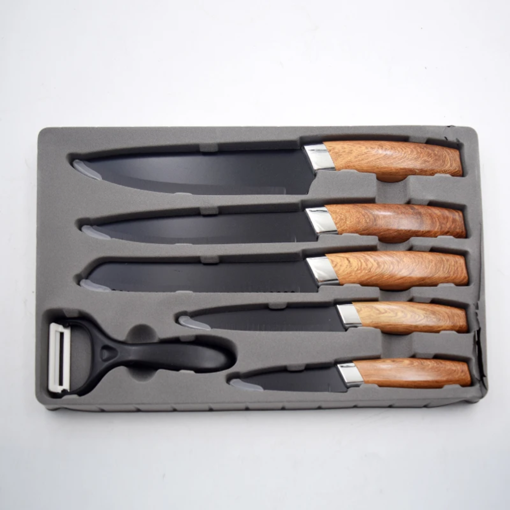 6 pieces knife set - طقم سكاكين ٦ قطع
