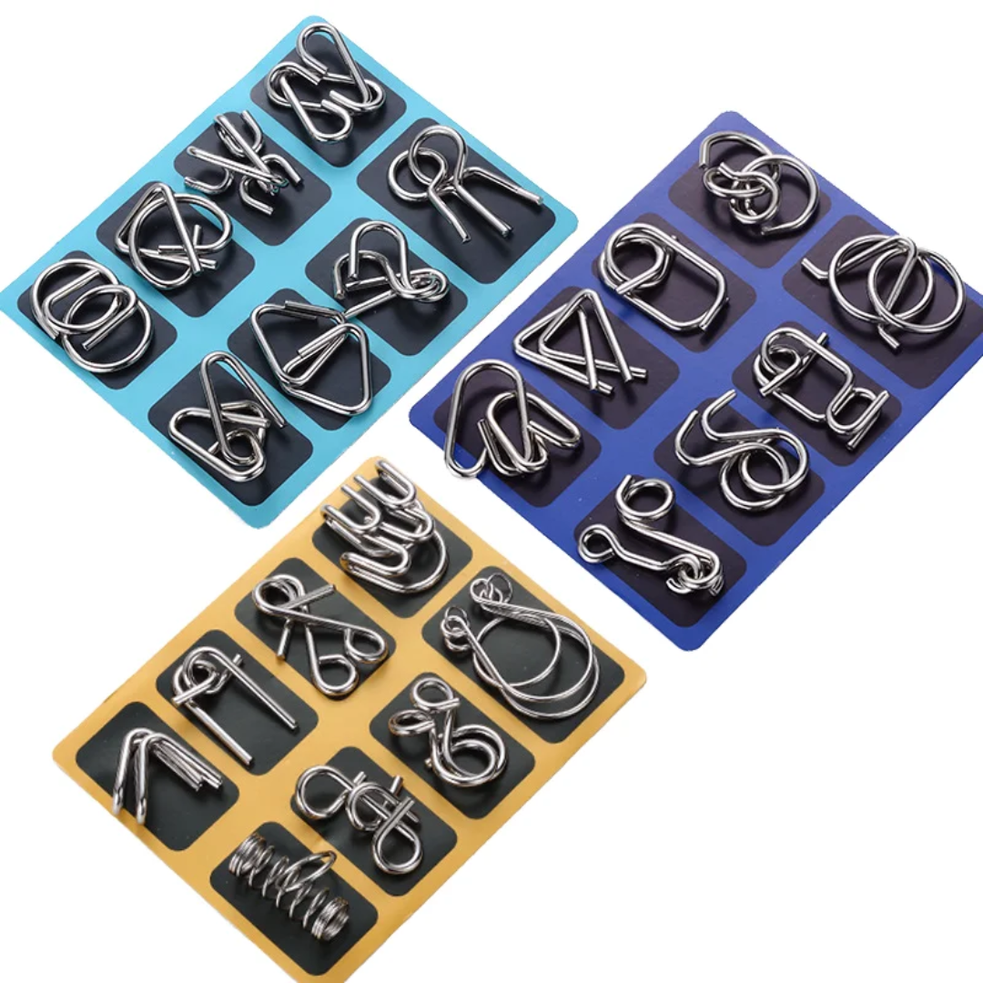IQ metal wire puzzles