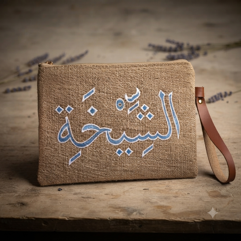 Jute wallet - جزدان