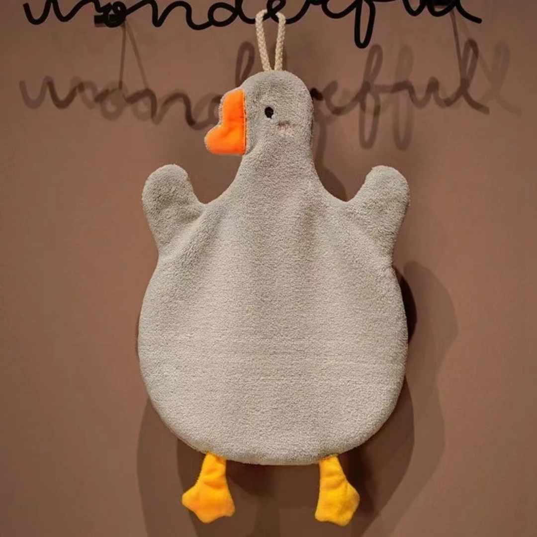 Cute goose hand towel - منشفه أوزه