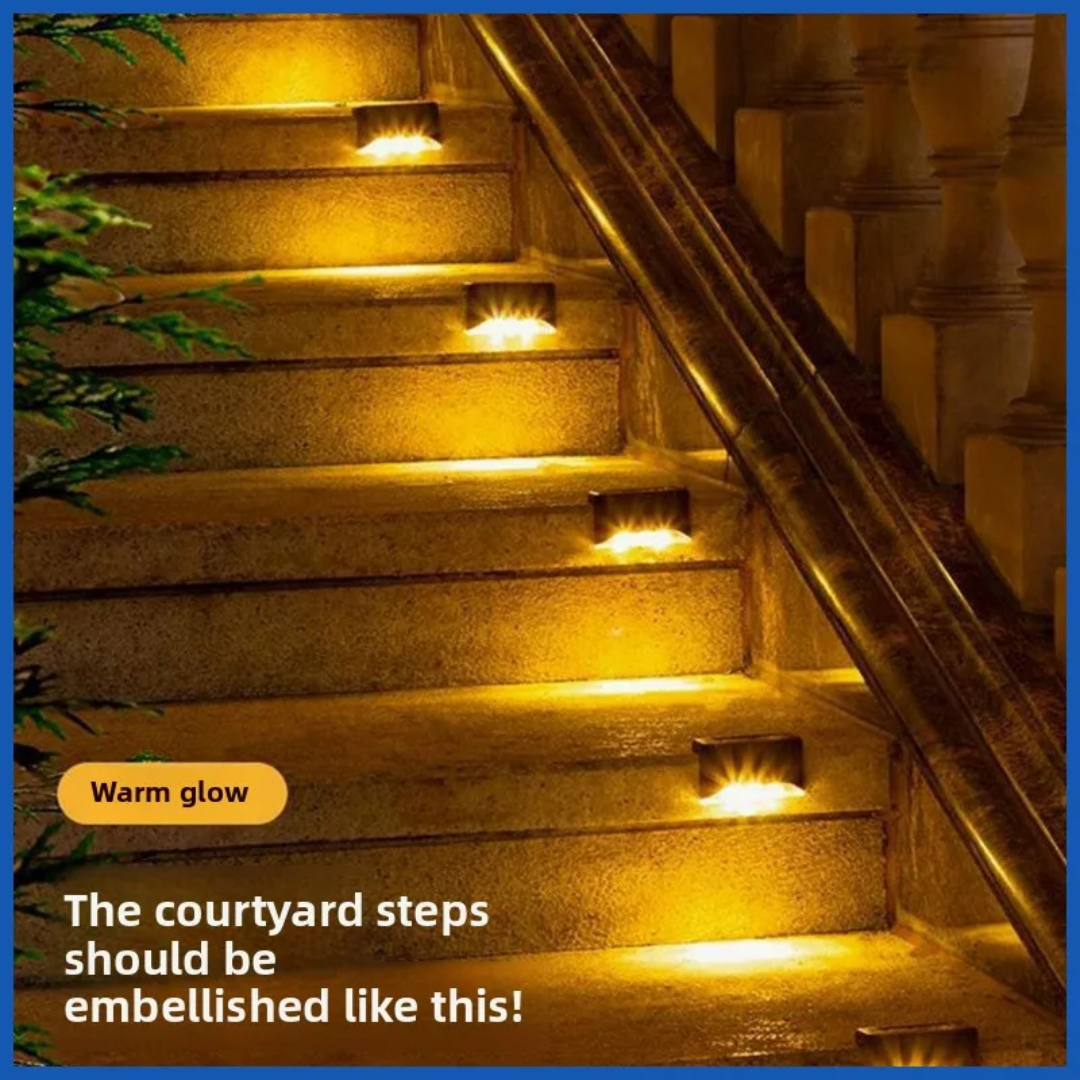 Solar powered led outdoor light 4 pcs