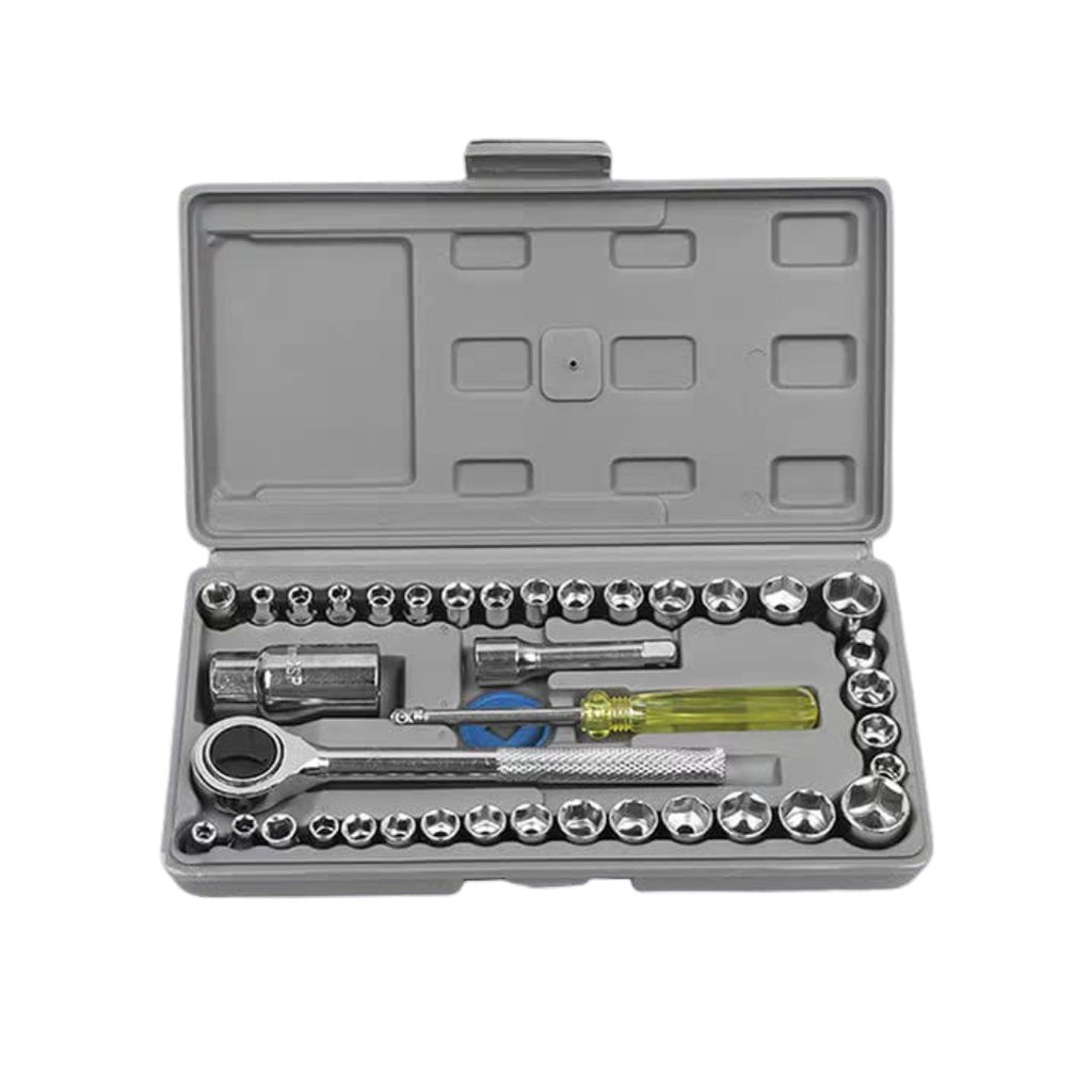 40pcs combination Socket wrench set -عدة مفاتيح مقابس