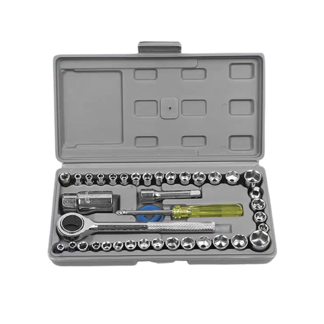 40pcs combination Socket wrench set -عدة مفاتيح مقابس