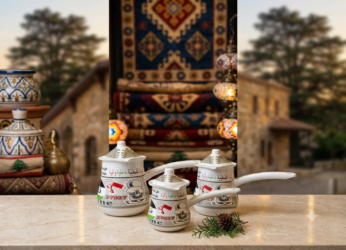 Palestinian coffe kettle- ركوة قهوة فلسطينيه