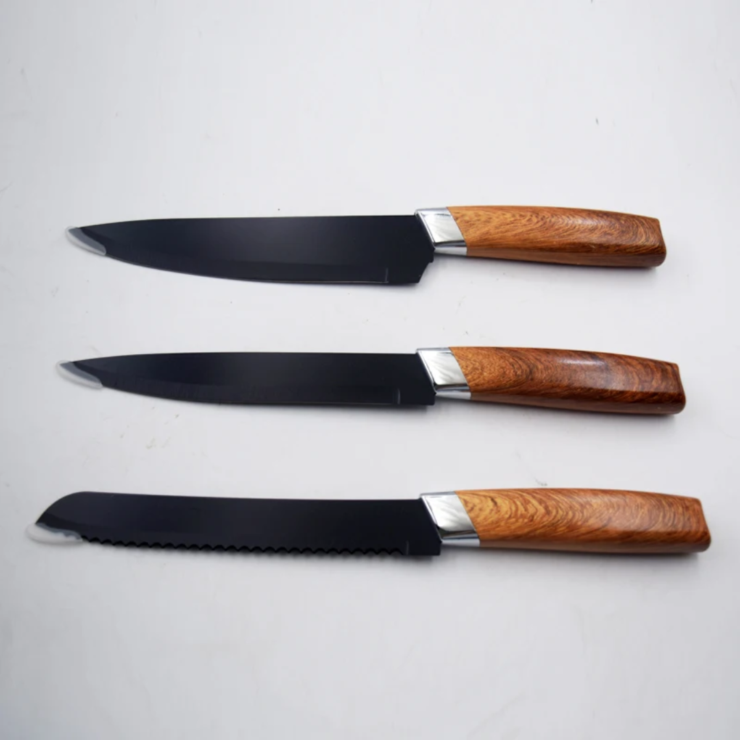 6 pieces knife set - طقم سكاكين ٦ قطع