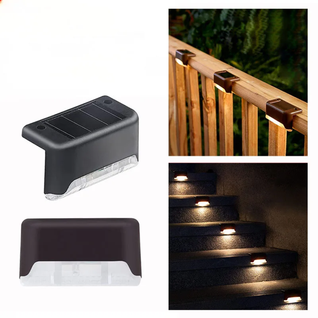 Solar powered led outdoor light 4 pcs