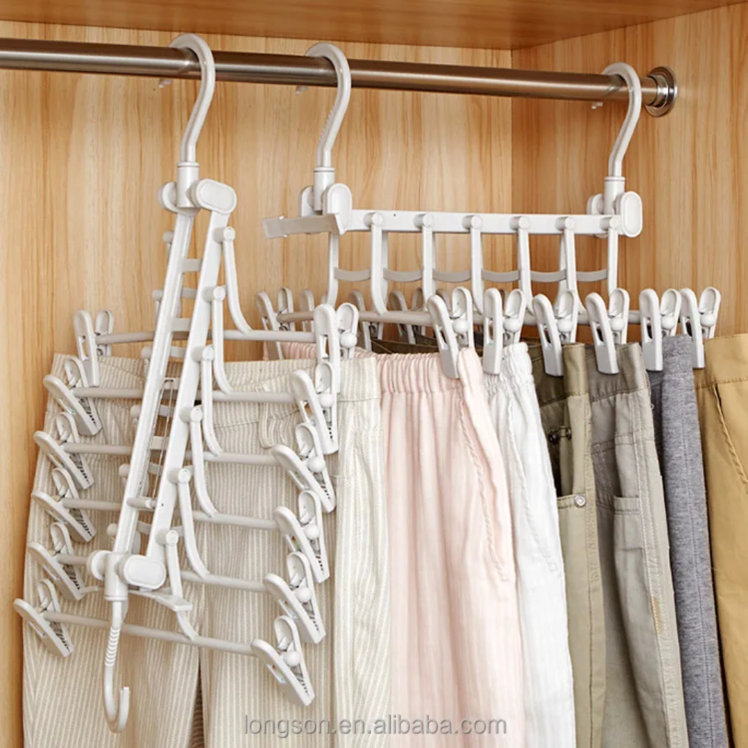 Space-Saving Clothes Hanger - علاقة ملابس متعددة الموفره للمساحه