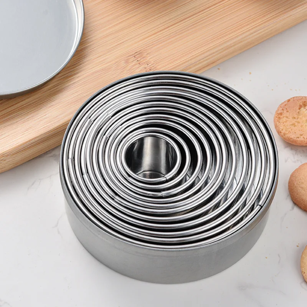 12pcs Nesting round cutters - قوالب تقطيع