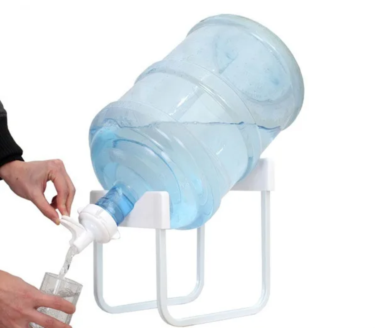 Gallon water dispenser with stand