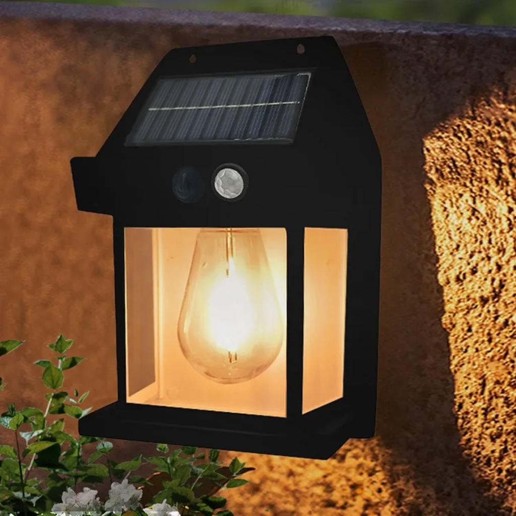 Solar interaction wall lamp