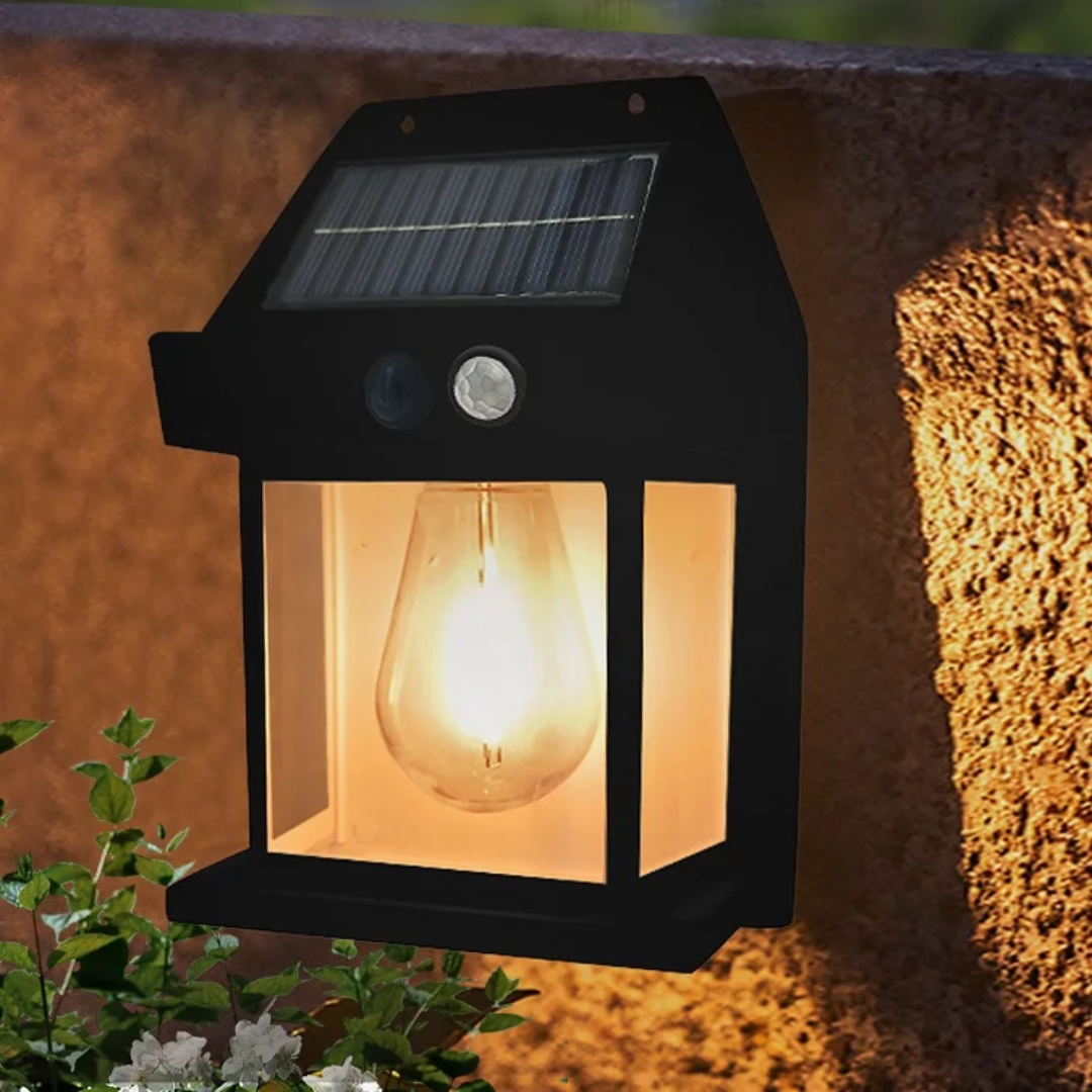 Solar interaction wall lamp