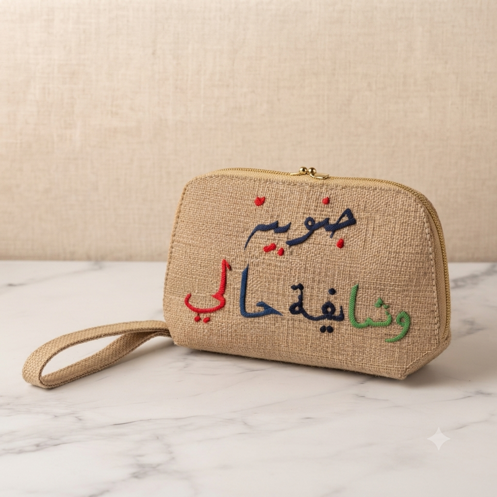 Mini jute bag - شنطة خيش صغيره
