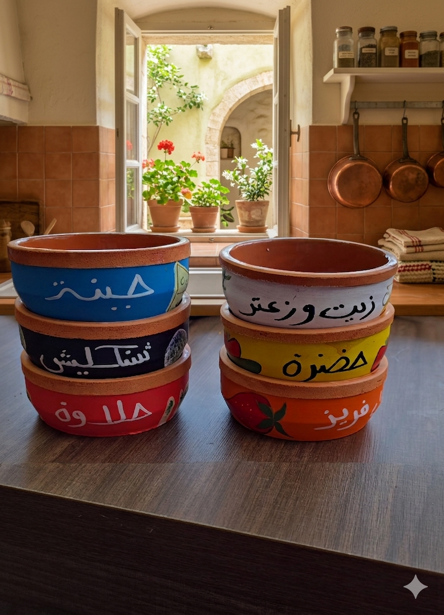 Poterry plate - صحون فخار