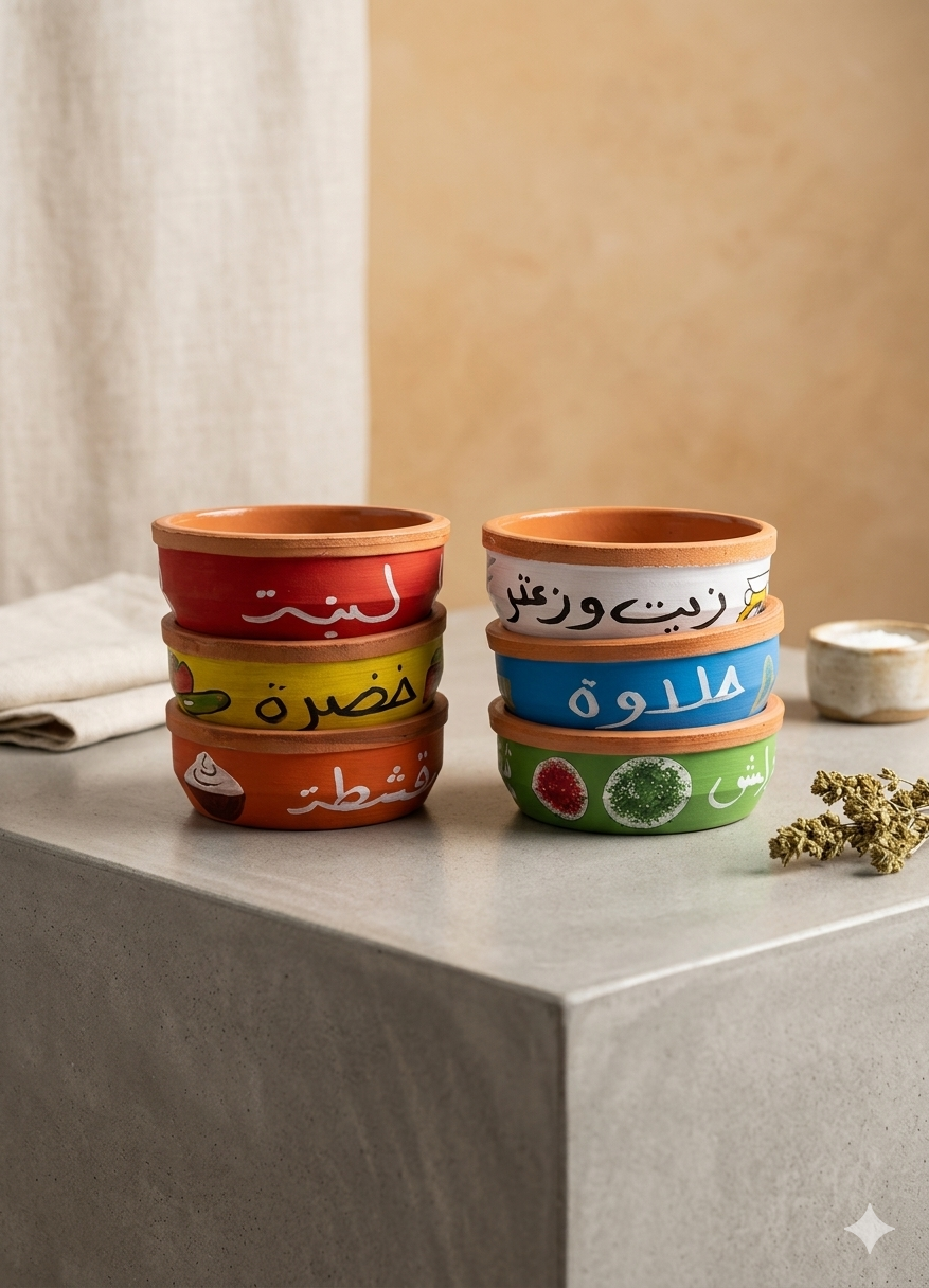 Poterry plate - صحون فخار