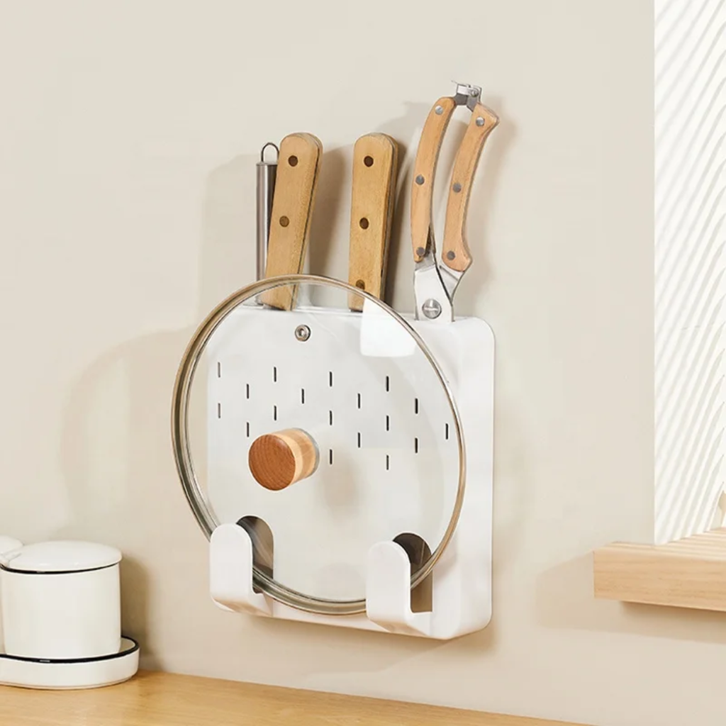 Wall mounted storage knife holder