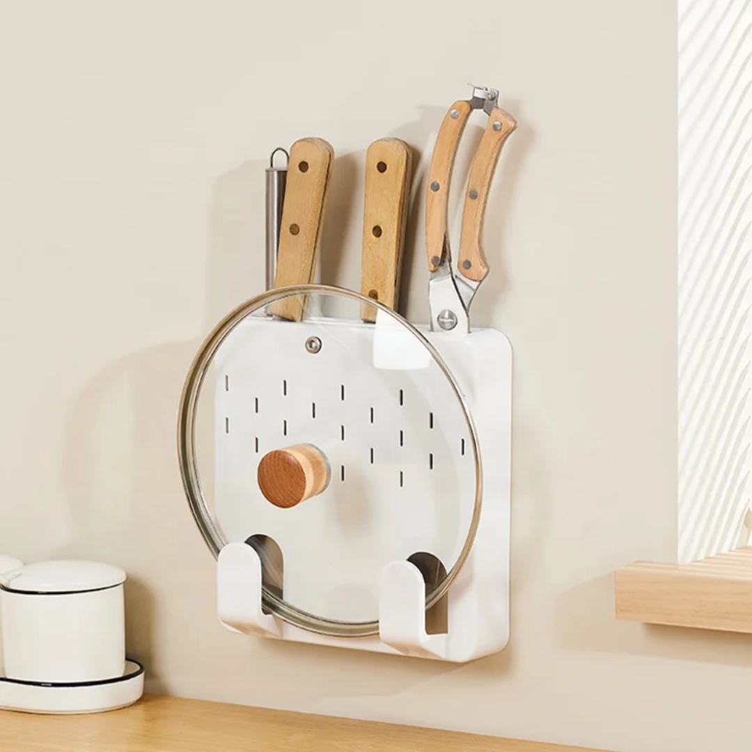 Wall mounted storage knife holder