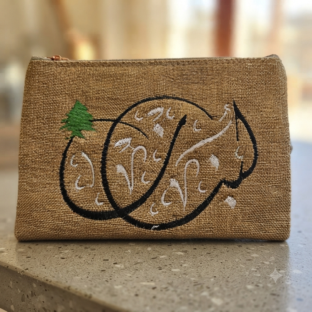 Jute wallet - جزدان