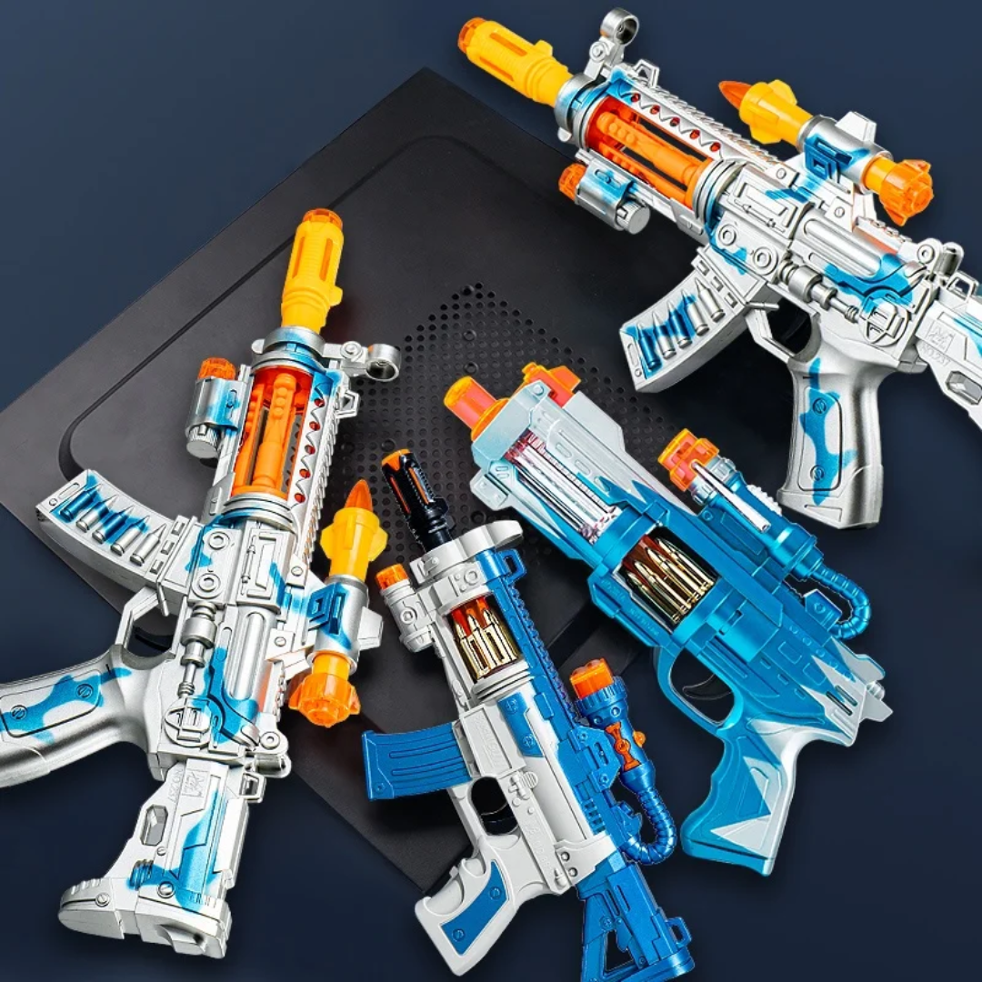 Gun with colorfull light - مسدس صوت مع ضوء