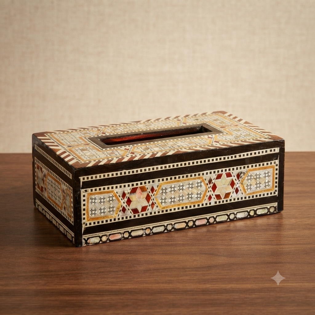 Mosaic tissue box - علبة محارم موزاييك