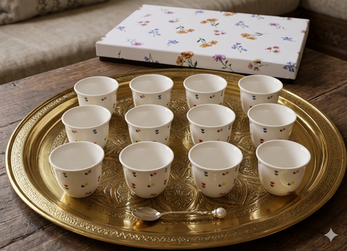 12pcs tulipe coffe cup -12قطعة فنجان قهوة توليب
