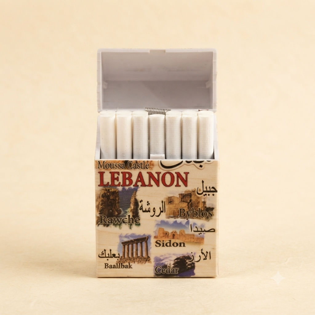 Lebanese cigarette case - علبة سجائر لبنانيه