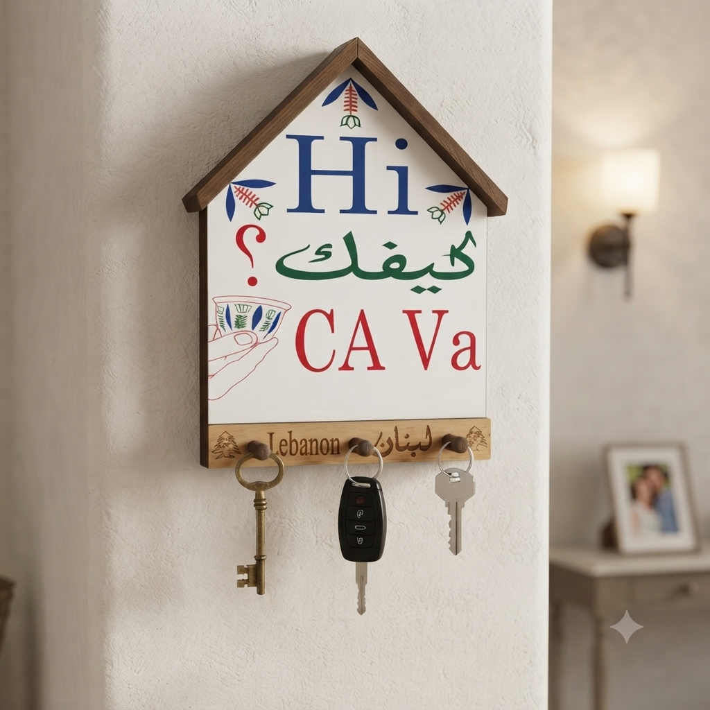 Wooden key holder