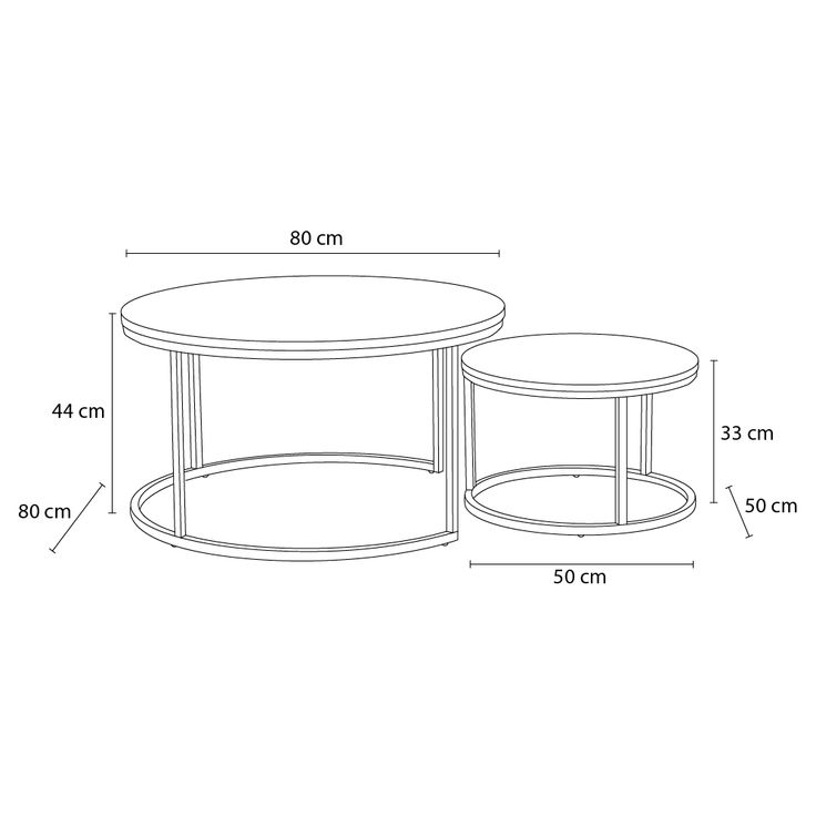 Set circle table