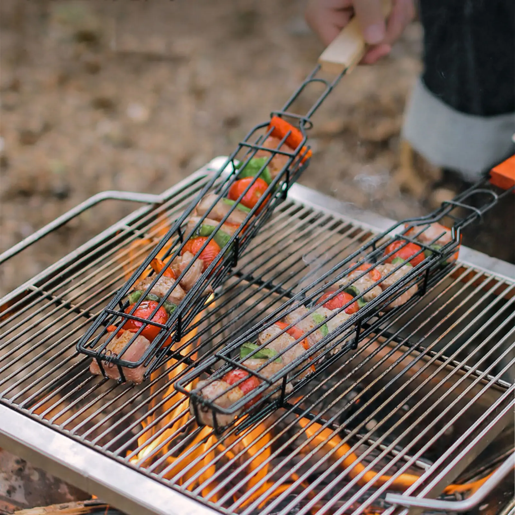 Closed BBQ Grill Basket - شبك شوي مغلق