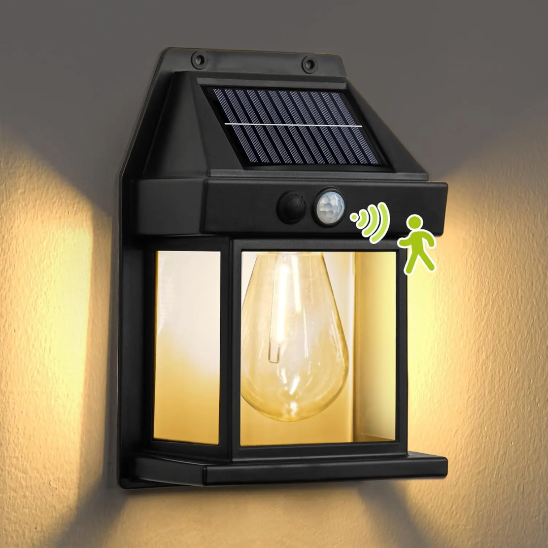 Solar interaction wall lamp