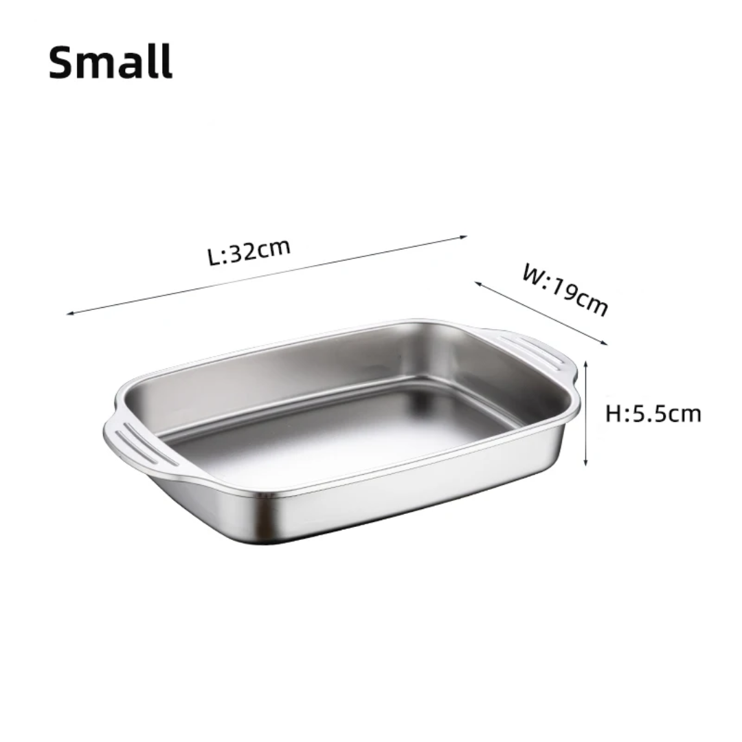 Stainless steel baking pan- صنية خبز ستانلس ستيل
