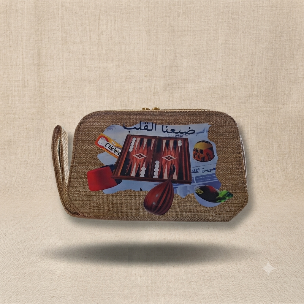 Mini jute bag - شنطة خيش صغيره